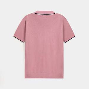 เสื้อโปโลผู้ชายไซส์ใหญ่ แขนสั้น ผ้าฝ้าย ระบายอากาศ สไตล์สตรีทแวร์ สีพื้น - Product Image 3