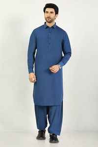 ชุดผ้าอิสลามสำหรับผู้ชาย, มาใหม่ชุด shalwar kameez แบบลำลองมีกระเป๋าด้านข้างระบายอากาศชาลวาร์ Kameez - Product Image 5