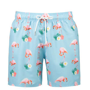 High Quality Trendy Men's Elastic <b>Shorts</b> 100% Polyester Custom Logo Sublimation Print Solid Pattern Casual <b>Sports</b> <b>Short</b> - Product Image 5