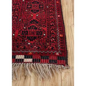 Alfombra Grande de Lana Kiaan, Tejida a Mano, con Medallón Abstracto Rojo y Naranja, Rectangular, para el Hogar - Pae-4757, para Entrada, Pasillo, Sala de Estar - Product Image 3