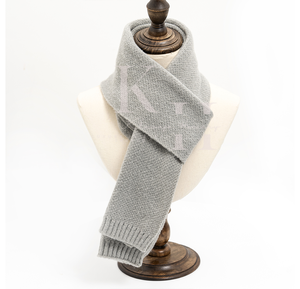 Femmes hiver et automne léger décontracté longue laine mélangée écharpe tricotée couleur unie enveloppement chaud pour un usage quotidien bureau de voyage - Product Image 4