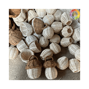 ลูกบอลหวายสำหรับตกแต่งคริสต์มาสลูกบอลขนสำหรับฟุตบอลตกแต่งปีใหม่ - Product Image 2