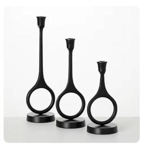 Bougeoir en métal support pour centres de table de mariage décoration d'événement de fête à la maison design de luxe moderne arrivée chaude - Product Image 1