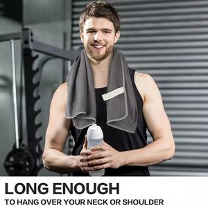 Ensemble de serviettes de sport de luxe 100% coton à séchage rapide et absorbant, doux et exclusif avec logo personnalisé - Product Image 2