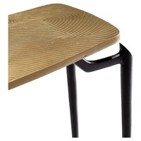 Table console avec dessus doré Table de hall d'entrée Table de couloir moderne Pieds en métal pour salon Fabrication à prix d'usine