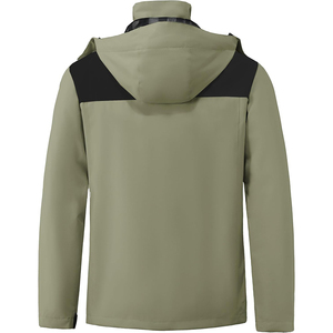Chaqueta Softshell de dos tonos para hombre y mujer, chaqueta cálida de invierno para exteriores, chaqueta Softshell táctica para hombre con capucha, venta al por mayor - Product Image 3