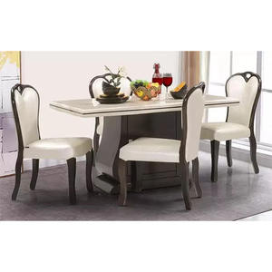 Hochwertiges hand gefertigtes Ess-Set in Royal Design 4-Sitzer Rechteckiges Ess-Set Essecke zum Verkauf - Product Image 1