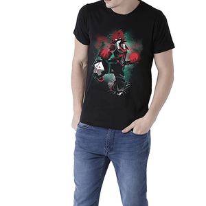 Camiseta OEM/ODM de alta calidad 100%, camisetas de algodón de primera calidad de 210gsm, camiseta estampada para hombre, Camiseta lisa de verano en blanco, Manga corta 25 - Product Image 3