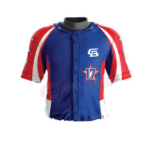 Ensemble d'uniformes de baseball en polyester respirant pour hommes avec logo d'équipe personnalisé et numéro de nom Vêtements de baseball et de softball personnalisables - Product Image 2