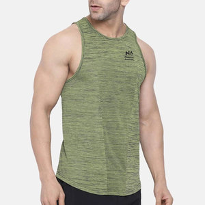 Camiseta sin mangas para hombre más vendida, diseño y tamaño personalizados, ropa deportiva de punto, estilo informal, precio barato en línea - Product Image 4