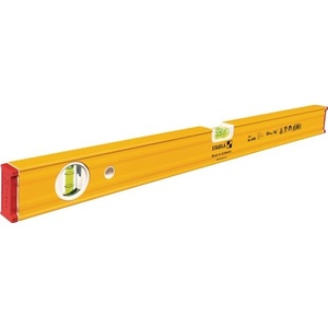 Niveau à bulle STABILA 80 ASM 120 cm en aluminium jaune, précision élevée 0,5 mm/m, catégorie de produits - Product Image 1