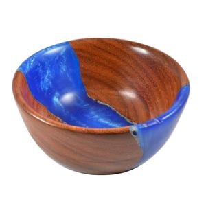 Enamel Finishing Classic Design Dinner Table Decoration Food Serving Wooden <b>Bowl</b> Durable Noodles Or <b>Dessert</b> Server <b>Bowl</b> - Product Image 6