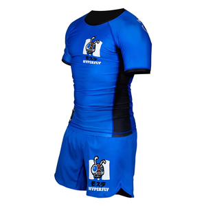 Venta directa de fábrica Ligero para hombres Rash Guard Pakistani Made Bright Way International Stretch Feature para Wrestling Martial - Product Image 6