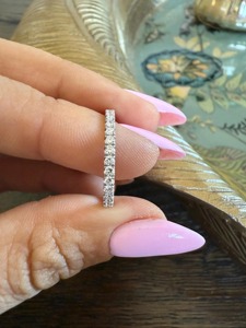 แหวนเพชรชั้นดีสำหรับผู้หญิงแหวนดีไซน์เนอร์สำหรับงานหมั้นงานแต่งงานงานหมั้นงานครบรอบของขวัญในห้องปฏิบัติการทรงกลมสุดหรู - Product Image 2