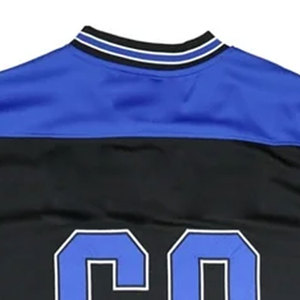 Vente en gros de maillots de football américain à la mode avec logo personnalisé respirant à manches courtes pour sports d'équipe - Product Image 6