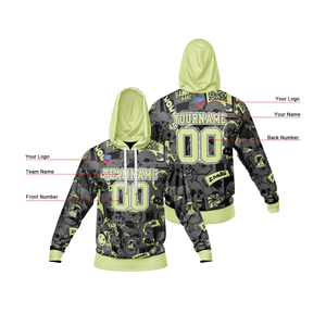 Luxury 450GSM <b>French</b> Terry Hoodie Blank Mens Boxy Fit Hoodies Heavyweight Cotton Drop Shoulder Plain Streetwear Pullover Men - Product Image 2