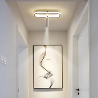 Lámpara de Riel LED Magnética Moderna con Chip COB, Alto CRI 95, Garantía de 5 Años, Regulable, para Dormitorio, Mesita de Noche, Pasillo, Armario, Casa, Hoteles