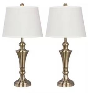 Lámpara de mesa de metal de lujo para decoración contemporánea del hogar elegante luz de noche con iluminación cálida - Product Image 1