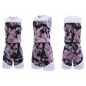 Uniformes de basket-ball de haute qualité conception personnalisée porter des uniformes de basket-ball en polyester Offre Spéciale uniformes de basket-ball confortables - Product Image 6