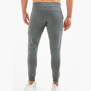 Pantalon de survêtement en molleton français ajusté sur mesure pour homme, pantalon de survêtement d'hiver pour la course à pied, taille élastique - Product Image 2