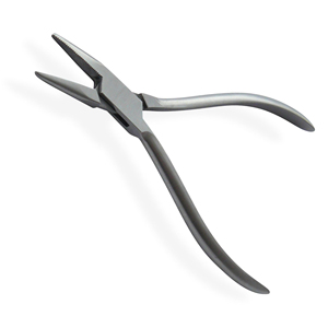Alicates de punta plana para contornear Goslee, alicates para doblar Alambre de ortodoncia Dental de acero inoxidable de alta calidad con mandíbula dentada y lisa de 14cm - Product Image 3