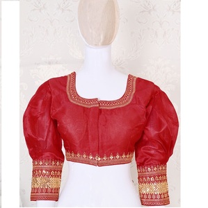 Blusa de seda de Milán Elegance sin esfuerzo Diseñador elegante y cómodo Nuestra colección Premium Fiesta nupcial Festival Wear Mujeres - Product Image 1