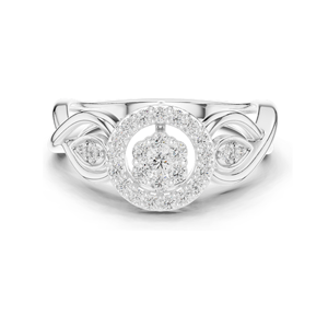Bague en diamant de laboratoire 0,331 CT pour femme, clarté VVS-VS EF, or 18 carats, 14 carats, 10 carats et argent 925, or rose, or jaune, or blanc - Product Image 2