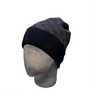 Venta caliente Premium MensWinter Beanie Hat Jacquard Mezcla de lana de alta calidad de punto Unisex Multi Color Diseño personalizable Playa - Product Image 5