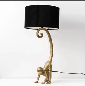 Metal Gold Finished Decorative Table Lamp Indoor Elephant Design Metal Aluminum Table Lamp for Bedroom & Living Room - Product Image 5