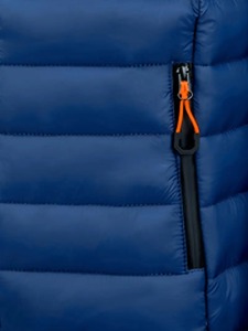 Chaqueta acolchada con capucha recubierta hecha a medida para hombre, fabricante de alta calidad, duradera, impermeable, a prueba de viento, ropa de invierno, bolsillo frontal - Product Image 4