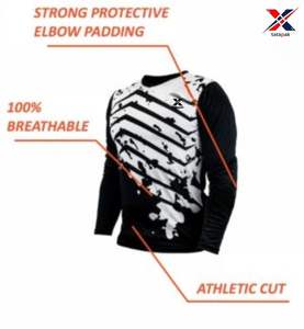 Ensemble d'uniformes de football à col en V en tissu anti-humidité, personnalisable, à manches courtes, antibactérien, séchage rapide, faible MOQ - Product Image 6