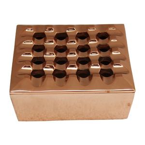 Cendrier argenté Cendrier de voiture en métal portable en gros Cendrier en métal personnalisé Cendrier à cigares Accessoires pour fumeurs - Product Image 1