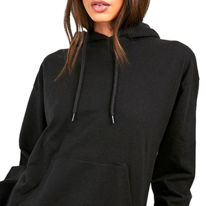 Sudadera con Capucha Extra Grande Estampada para Mujer, de Forro Polar, Transpirable, de Manga Larga, para Invierno - Product Image 4