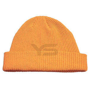 Fabricant de bonnet à logo personnalisé Bonnet en laine 100% de haute qualité pour unisexe - Product Image 1