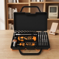 Juego de Destornilladores de Trinquete JAKEMY JM-6121, Kit de Herramientas de Reparación Profesional Portátil para Computadoras y Laptops