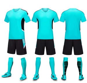 2025 nouveau costume de Football adultes enfants maillots à manches courtes vierges hommes jeu sport Football formation uniformes pour hommes femmes - Product Image 1