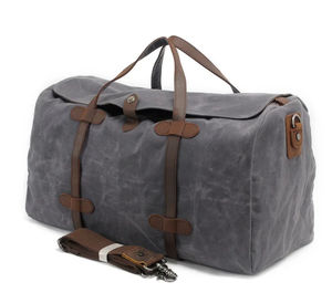 Sac de voyage vintage pour homme Sac à bandoulière grande capacité Fourre-tout en toile Bagages portables Déplacement quotidien Sac à main Sacs de sport Bagages - Product Image 2