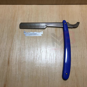 Nouveautés Rasoirs à lame droite pour éclaircir les cheveux Personnalisés Meilleure qualité Rasoirs de coiffure en acier inoxydable avec logo personnalisé - Product Image 2