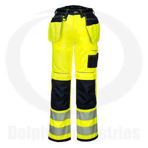 กางเกงสะท้อนแสงกางเกงมองเห็นได้ชัดเจนมีหลายสีหลายสีพร้อมกระเป๋าเพื่อความปลอดภัยกางเกงทำงานสำหรับฤดูหนาว - Product Image 1