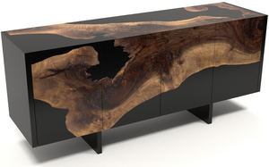 Aparador de Madera Maciza Multiusos Personalizable de Estilo Moderno Clásico y Lujoso para Sala de Estar, Oferta Especial - Product Image 2