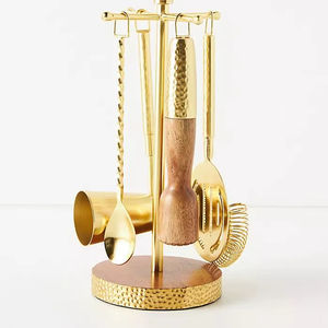 Juego de Herramientas de Barra de Metal Compacto, Accesorios para Cócteles que Ahorran Espacio, Perfectos para Cocinas Pequeñas, Apartamentos y Hogares Modernos - Product Image 1