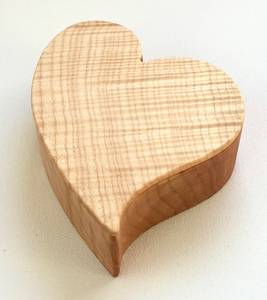 Eco Friendly Wooden Heart Jewelry <b>Box</b> Handmade Small Wood Keepsake Organizer for Rings Earrings <b>Valentine</b> Wedding Gift - Product Image 4