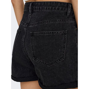 New Women Solid Color <b>Black</b> Denim <b>Shorts</b> Button Regular Fit Casual Plus Size Denim <b>Shorts</b> for Ladies Cotton Pant - Product Image 6