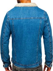 Veste en jean pour homme sur mesure, nouvelle conception OEM, avec tissu de qualité supérieure, séchage rapide, respirant, logo personnalisé - Product Image 5