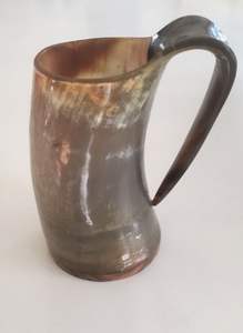 CHECK PULIDO ARTESANAL VIKING BEBING HORN BEER STEIN Beber Cuerno taza Vikingo Beber Cuerno Taza de café - Product Image 3