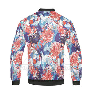Meilleur fournisseur 2025 Blouson d'aviateur à sublimation avec logo sur mesure pour hommes Blouson d'aviateur à sublimation tendance pour hommes - Product Image 5