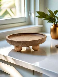 Plateau en bois avec poignée en métal personnalisée, parfait pour l'affichage de la cuisine chic, le petit déjeuner et les collations en soirée - Product Image 4