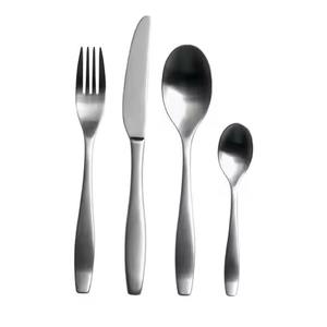 ชุดช้อนส้อมดีไซน์ทันสมัย ขัดเงา สไตล์โบราณ งานแฮนด์เมด สำหรับใช้ในครัวเรือน - Product Image 3