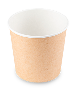 Tazón Redondo de Papel Kraft de la Mejor Calidad, 500 Unidades Apilables, Sellables y Resistentes a la Grasa, para Productos Calientes y Fríos, con Logotipo Personalizado - Product Image 2