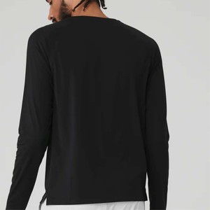 T-shirt à manches longues pour homme Compression haute performance pour les activités sportives et de plein air 100% coton tricoté Écologique Séchage rapide - Product Image 6